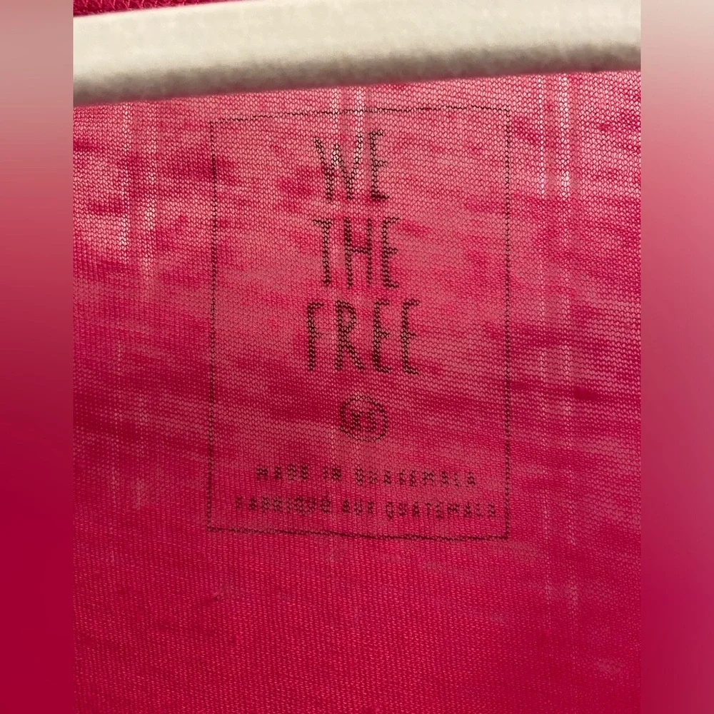 We the free oversized semi sheer short sleeve top XS - Picture 4 of 8